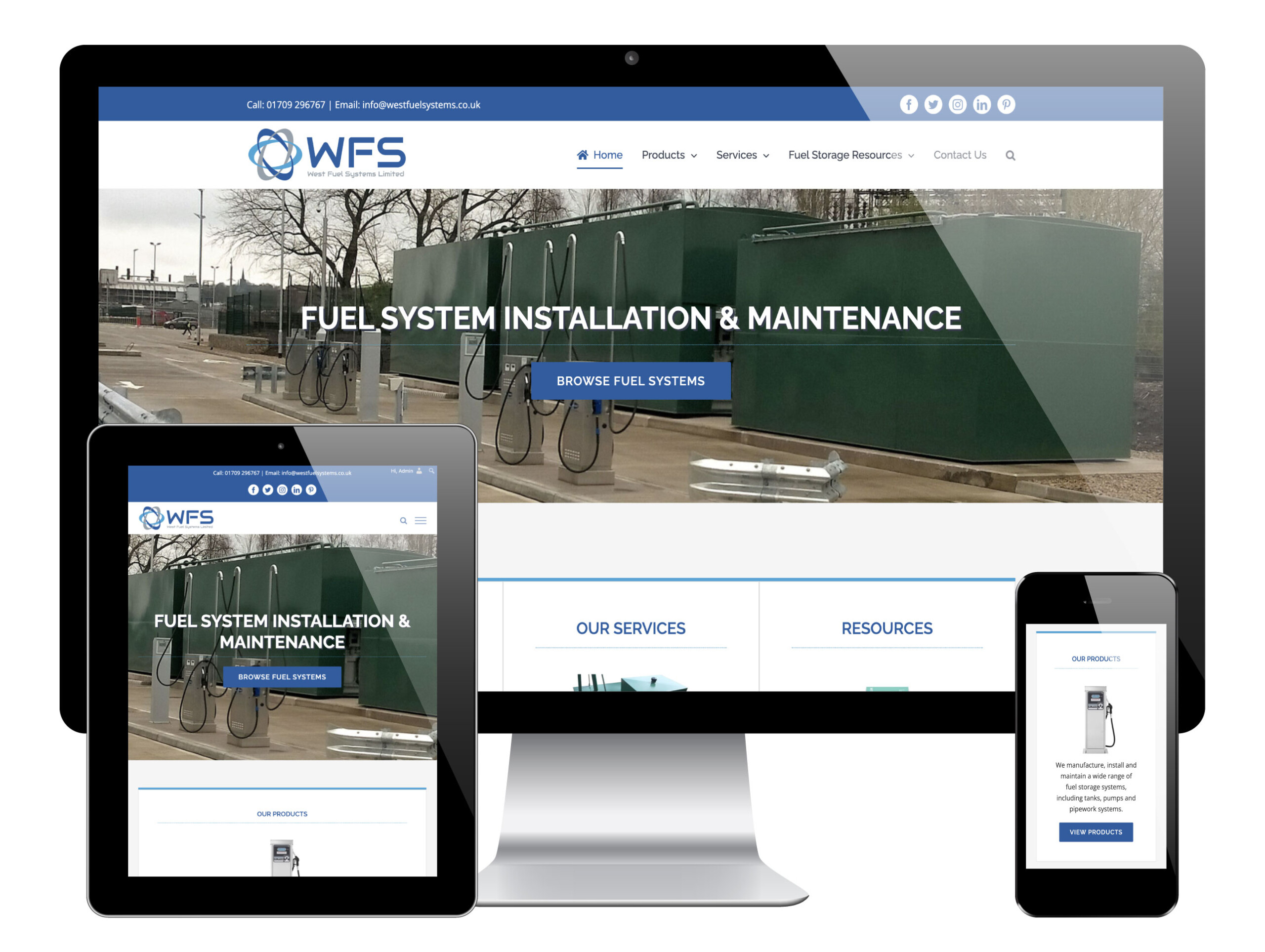 West Fuel Systems - WordPress Website